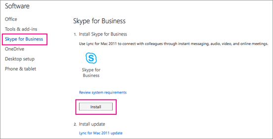Skype For Business Mac App